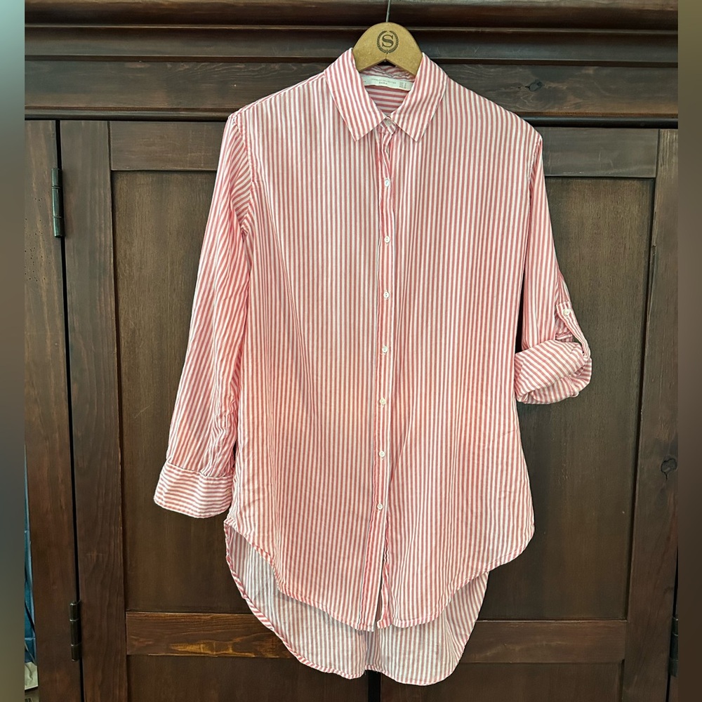 ZARA Trafaluc Collection Women’s Button Down Shirt - Picture 1 of 3